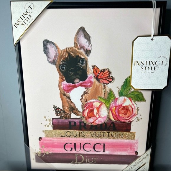 “A Very Glam Pup” Canvas Art - Picture 3 of 3